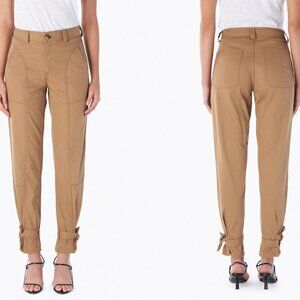TRAVE Darcy cinched ankle trouser pants in Blonde On Blonde (sz24)